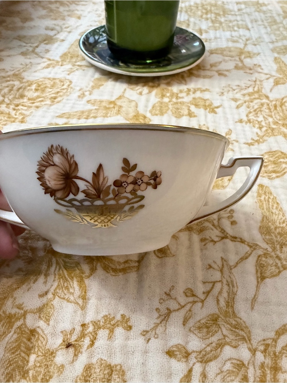 Vintage Royal Copenhagen cream soup bowl